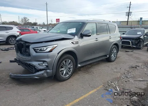 2021 Infiniti Qx80 Luxe из США, поврежденный, VIN JN8AZ2AF1M9719451
